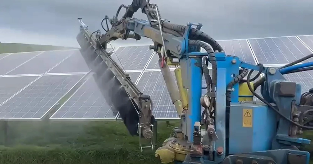Panel Cleaning Video Background