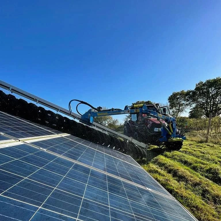Solar Farm Panel Cleaning 5